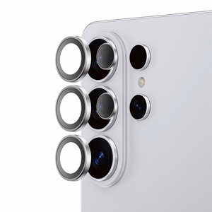 AmazingThing Radix AR Lens Glass kameran linssisuoja Samsung S26 Ultra -puhelimelle - hopeinen