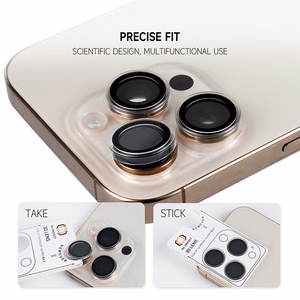 Kameran linssin suojalasi Tel Protect 3D Lens kameralle iPhone 15/15 Plus kirkas (2 kpl)