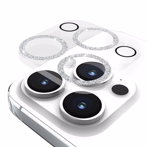 Case-Mate Sparkle Lens Protector tempered-glass camera-lens protector for iPhone 15 Pro / 15 Pro Max, Twinkle pattern