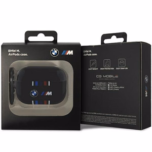 BMW BMAP222SWTK AirPods Pro 2 gen suojus musta/musta Multiple Colored Lines