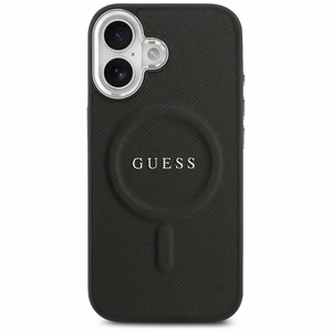 Guess Classic Logo MagSafe -suojakuori iPhone 17 - musta
