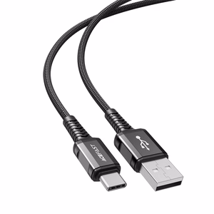 Acefast USB kaapeli - USB Type C 1.2m, 3A musta (C1-04 black)