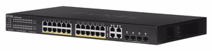 Zyxel GS1920-24HPV2 hallittava Gigabit Ethernet -verkkokytkin (10/100/1000), Ethernet-virransyöttö (PoE), musta