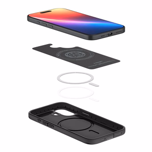 Spigen Thin Fit Mag Magsafe Suojakuori iPhone 17:lle musta