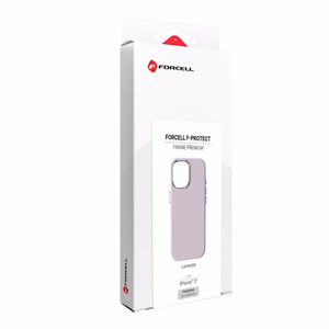 Suojakuori iPhone 17:lle Forcell F-Protect Frame Premium MagSafe-yhteensopiva laventeli