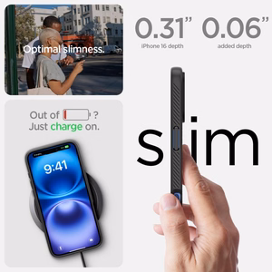Spigen Liquid Air Suojakuori iPhone 16 6,1 mattamusta
