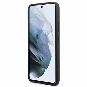BMW Signature Logo Imprint Kotelo Samsung Galaxy S22+ - musta