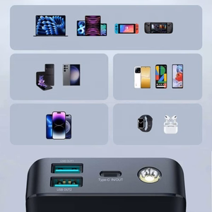 Ulkoinen akku Power Bank Joyroom JR-PBF02 30W 20000mAh musta