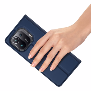 DUX DUCIS Skin Pro Kirjahylly tyyppi tapauksessa Xiaomi Mi 11 Pro sininen