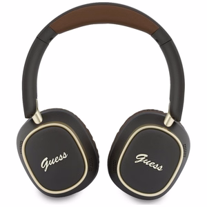Wireless headphones Guess ENC Rectangle Metal Script brown