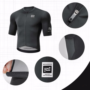 Rockbros 15220032001 ROAD TO SKY men's cycling jersey short sleeve M - black