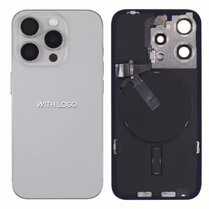 Takakuori yhteensopiva iPhone 15 Pro / Natural Titanium / (kaikki osat sisältyvät) / OEM