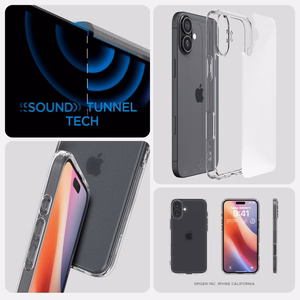 Spigen Ultra Hybrid Suojakuori iPhone 16 6,1 huurrekirkas