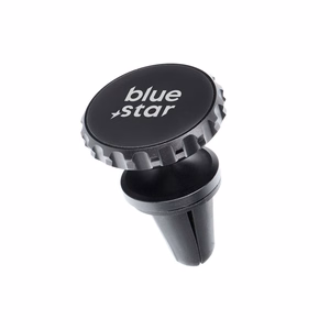 Magneettinen autopidike puhelimelle Blue Star Crown tuuletusaukkoon musta