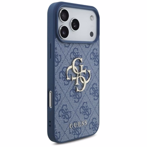GUESS-kotelo mallille IPHONE 18 Pro Max/17 Pro Max (4G Big Logo) (väri: sininen)