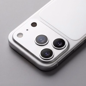 Tech-Protect Camfull Fit+ -karkaistu kameran suojalasi laitteelle iPhone 18 Pro Max – hopeanvärinen