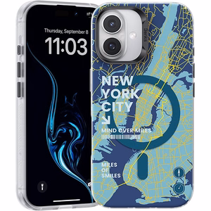 Benks Magnetic City New York Case for Iphone 16 Plus