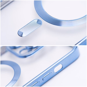 Suojakuori Samsung A37:lle Electro Mag Cover yhteensopiva MagSafe sininen