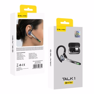 Blavec Talk 1 Multipoint Bluetooth-kuulokemikrofoni (BHTA1-B), musta