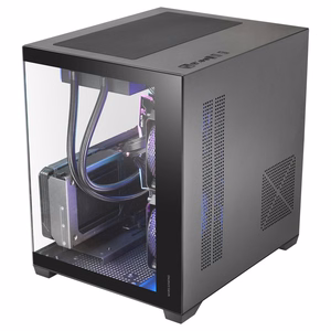 Mars Gaming MCVIEW3 – Mini Tower computer case, black