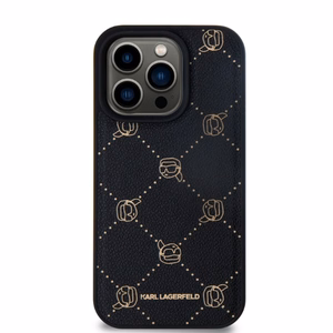 Karl Lagerfeld MagSafe Karl Head Suojakuori iPhone 15 Pro:lle - Musta