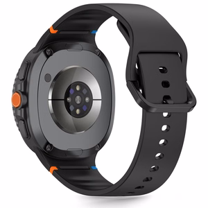 Tech-Protect Silikoninen Hihna Samsung Galaxy Watch 8/Classic (40/44/46mm) musta