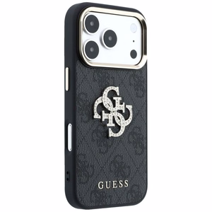 Kotelo mallille IPHONE 18 Pro /17 Pro (Big Strass Logo 4G) (väri: ruskea)