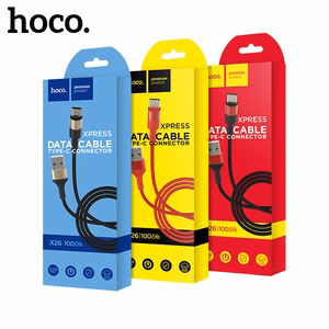Hoco USB-A - USB-C -kaapeli 2A 1 m X26 musta-kultainen