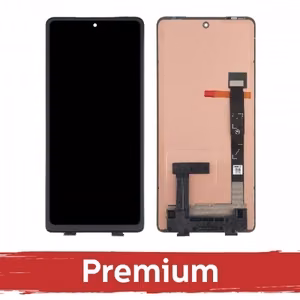 LCD-näyttö yhteensopiva Motorola Edge 20 / Edge 20 Pro musta OEM