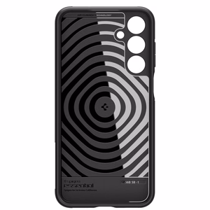 Spigen Essential SandBlast Suojakuori Samsung Galaxy M35 5G:lle - musta