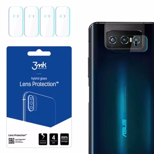 3MK Flexible Glass Lens Hybridilasi ASUS Zenfone 7 kameralle 4 kpl