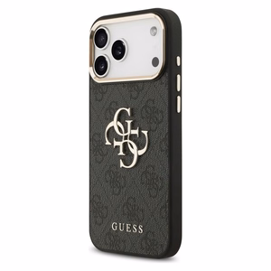 Guess 4G Big 4G Classic Logo -suojakuori iPhone 17 Pro Max - musta ja kulta