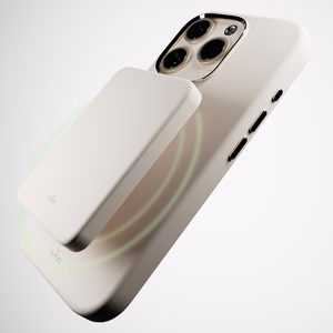Puro Icon Mag Pro MagSafe Silikoninen Suojakuori iPhone 16 Prolle - beige