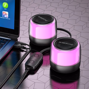 Borofone Portable Bluetooth Speaker BP12 Colorful Stereo 2 in 1 (2 pieces)