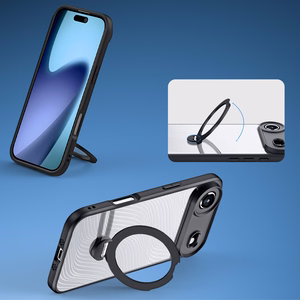 DUX DUCIS suojakuori AIMO MAG STAND MagSafe-yhteensopiva iPhone 17 Air:lle musta