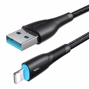 Joyroom Starry Series SA32-AL3 3A USB-A / Lightning kaapeli 1m - musta