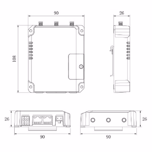 Teollisuuden 4G/LTE-mobiilireititin