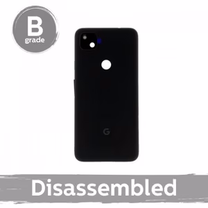 Back Cover Compatible With Google Pixel 4A 4G / Black / with camera lens 100% Original (9/10 disassembled)
