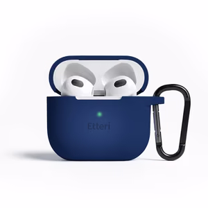 Etteri silikoninen suojakuori AirPods 3 tummansininen