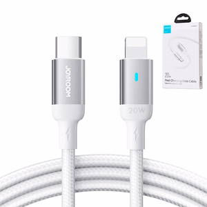 Joyroom Extraordinary Series A10 Lightning / USB-C PD 20W kaapeli 1.2 m - valkoinen