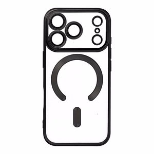 Electro Mag Cover-suojakuori mallille iPhone 17 Pro / 18 Pro, MagSafe-yhteensopiva – musta