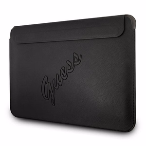 Guess Saffiano Script cover for a 13" laptop - black
