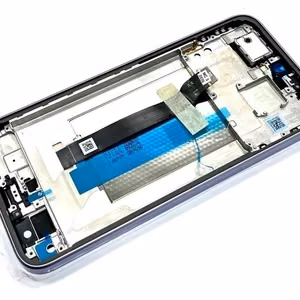 Xiaomi Redmi Note 15 Pro 5G:n LCD-näyttö, kosketusnäyttö, kehys, väri Mist Purple, alkuperäinen (huoltopaketti)
