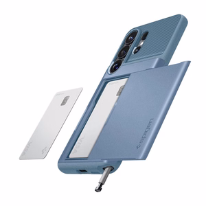 Spigen Slim Armor CS Suojakuori Samsung Galaxy S26 Ultralle - Sininen