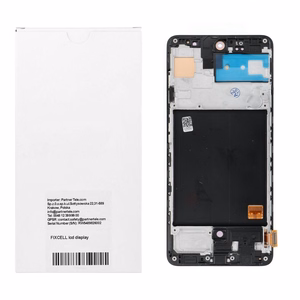 REWA lcd display for SAMSUNG A51 4G OLED black with frame