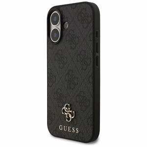 GUESS 4G Small Classic Logo MagSafe -suojakuori iPhone 17 - musta