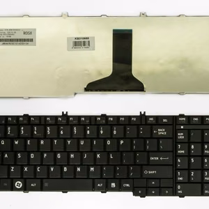 Vaihtonäppäimistö Toshiba Satellite C650/C660/L650/L670 -sarjoille, yhdysvaltalainen asettelu, musta
