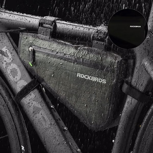 Rockbros AS-017 polkupyörän runkolaukku 5 l - tummanvihreä