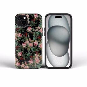 Suojakuori iPhone 15:lle Forcell F-Protect Mirage MagSafe-yhteensopiva Military Drop-Test ruusudraama