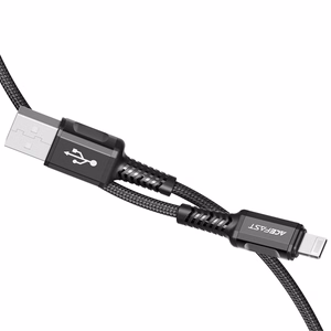 Acefast kaapeli MFI USB - Lightning 1.2m, 2.4A musta (C1-02 black)